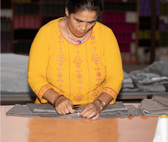 Stiching pashmina