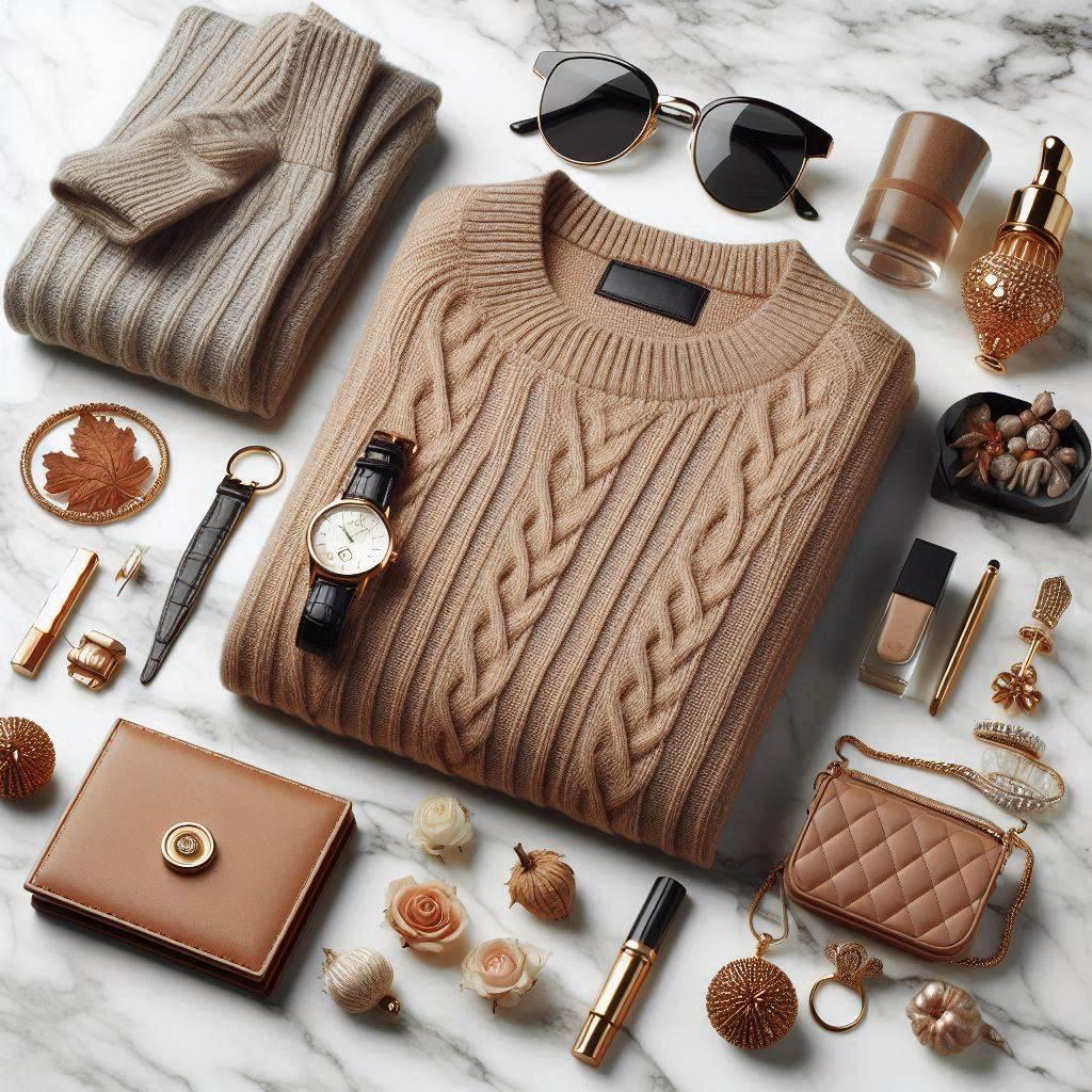 Timeless fashion cashmere sweater