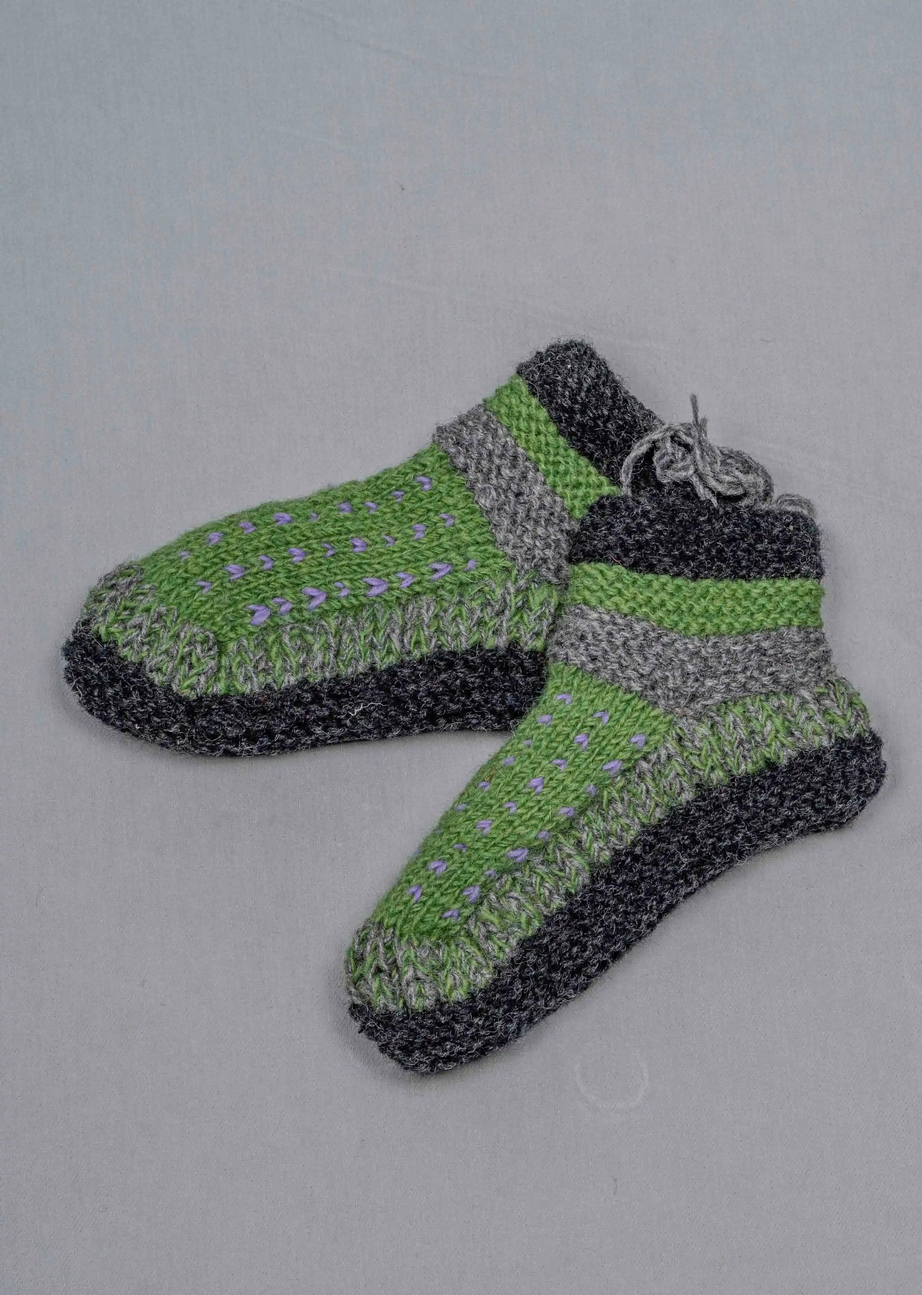 Woolen Ankle Socks Handmade From Sheep Wool