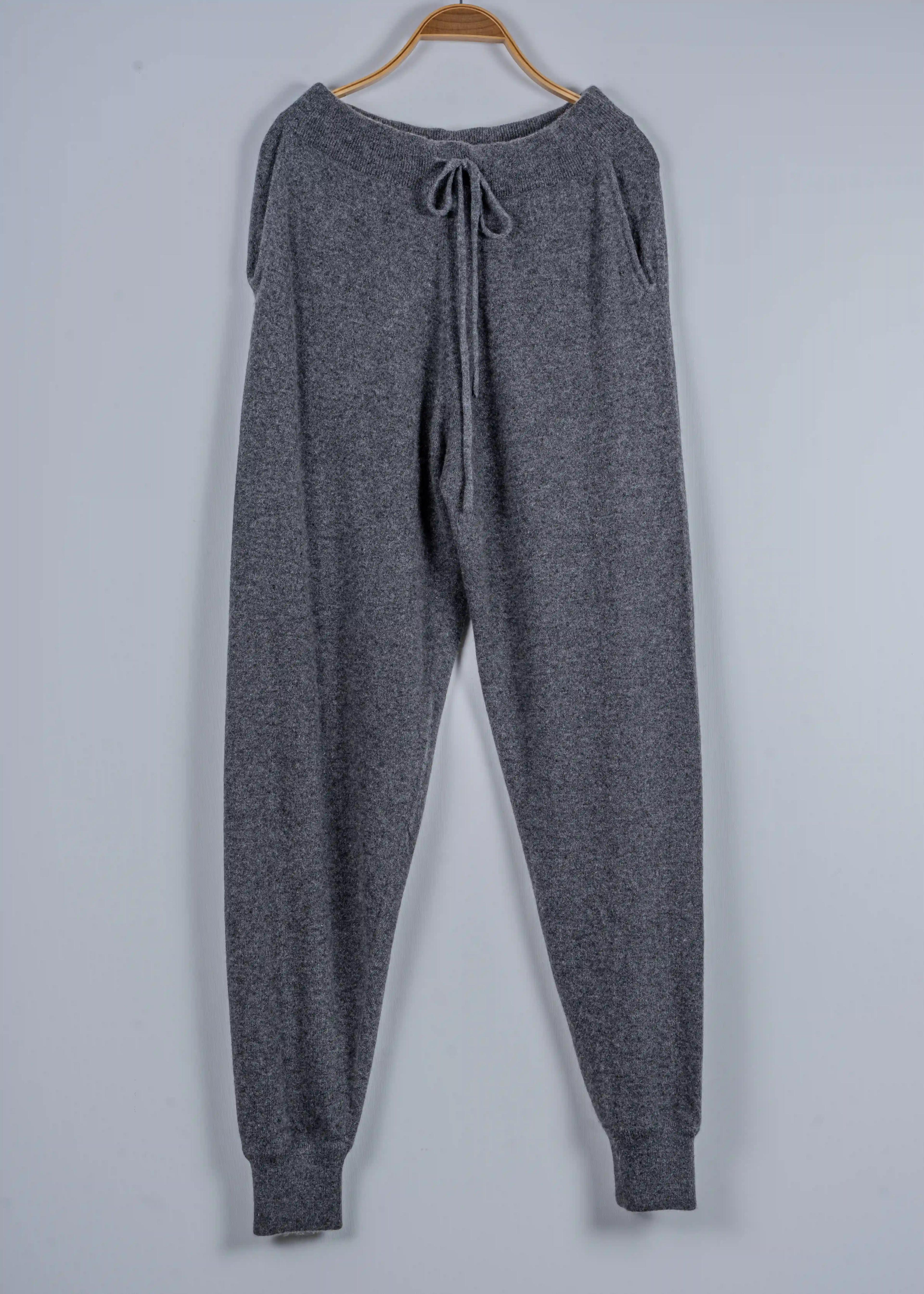 Black Olive Cashmere Joggers Pants