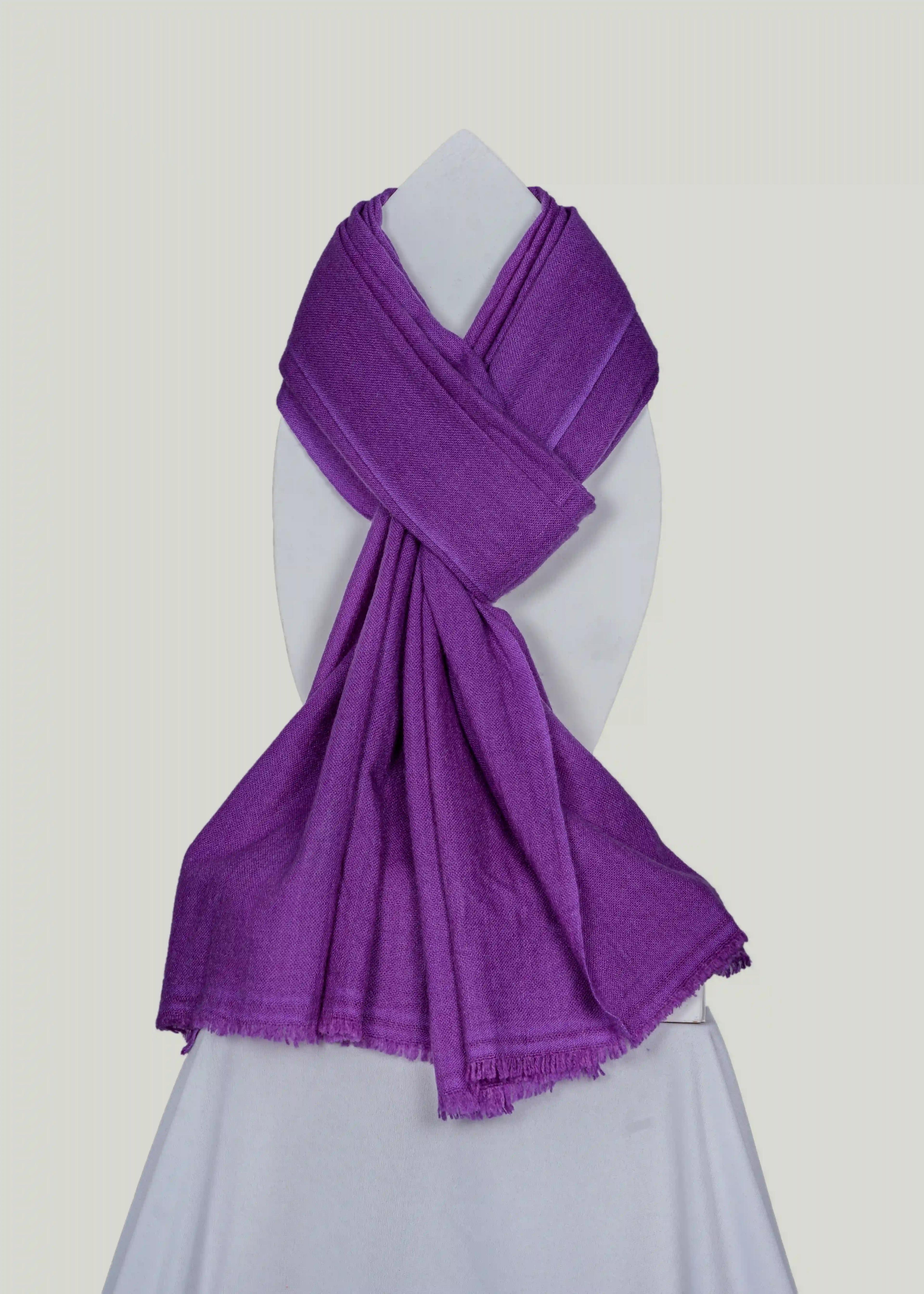 Plain Cashmere Stole