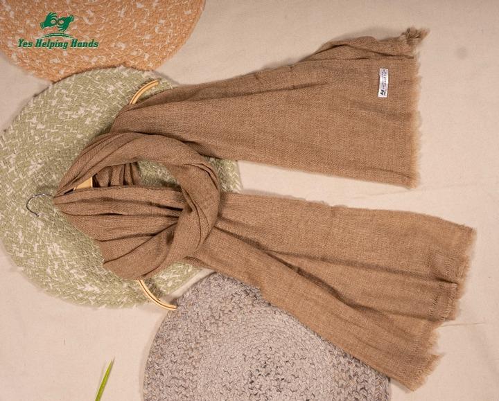 Cashmere Shawl in Black & Brown Color