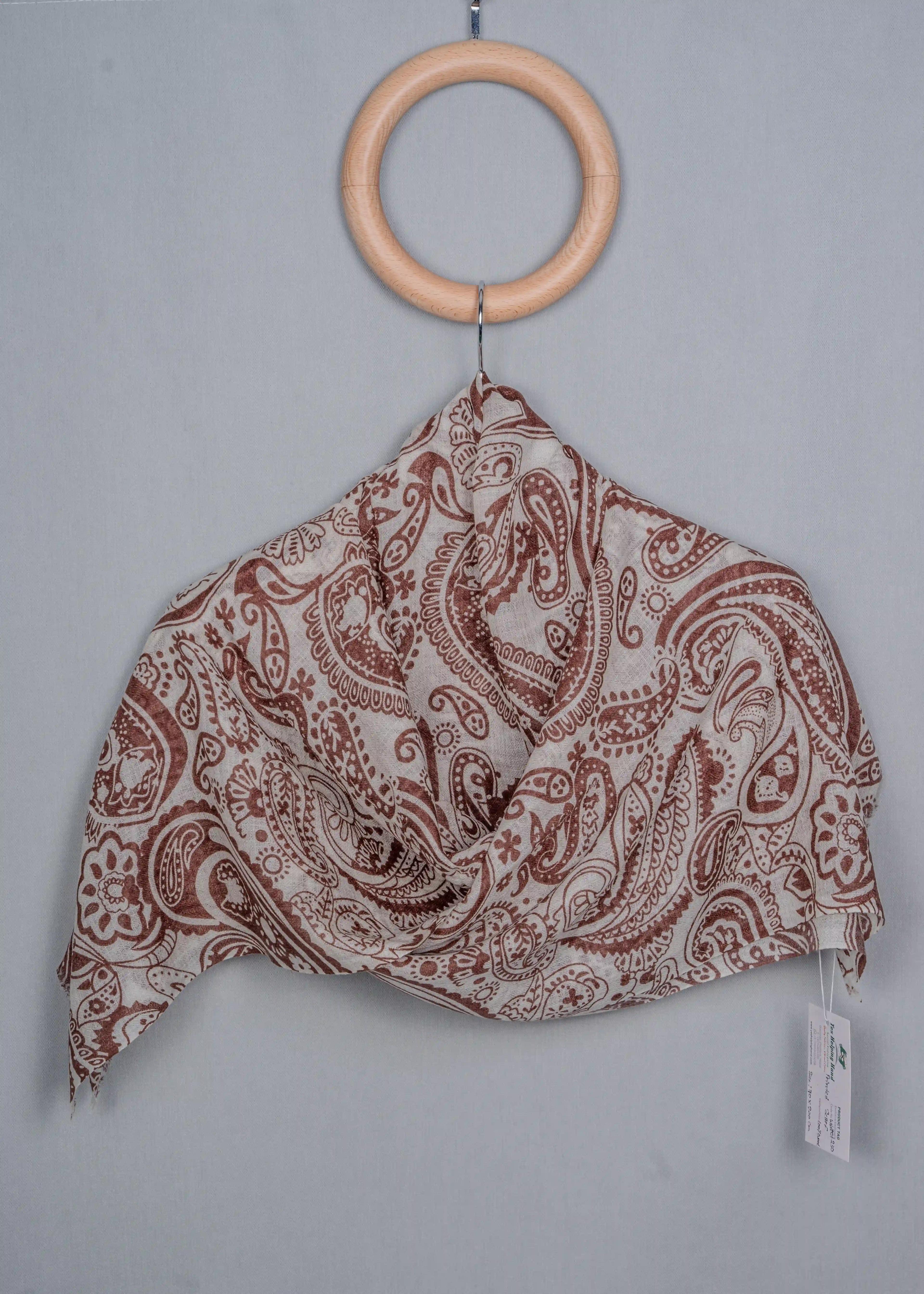 Cashmere Printed Lightweight Shawl