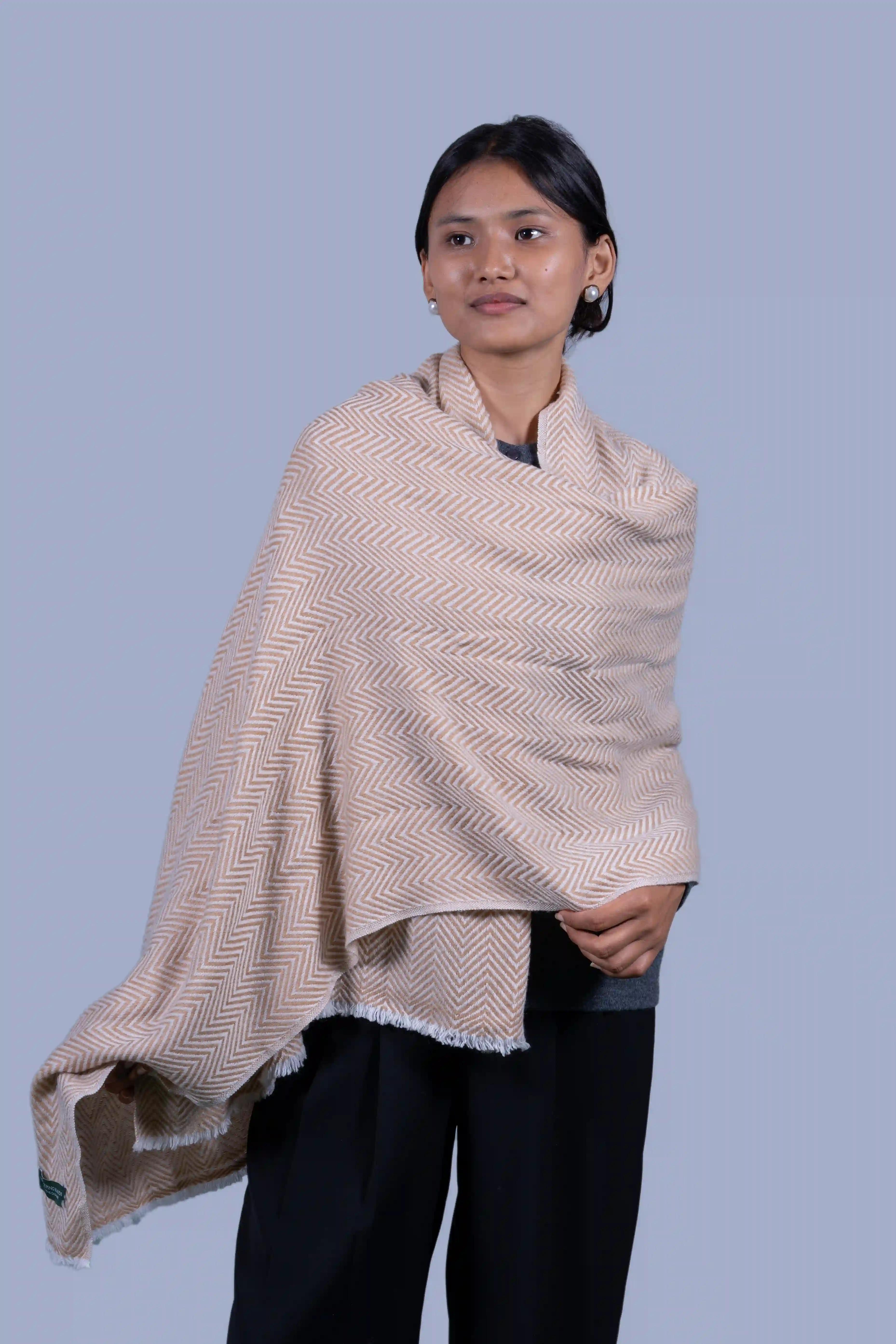Unisex Pure Cashmere 8 ply muffler