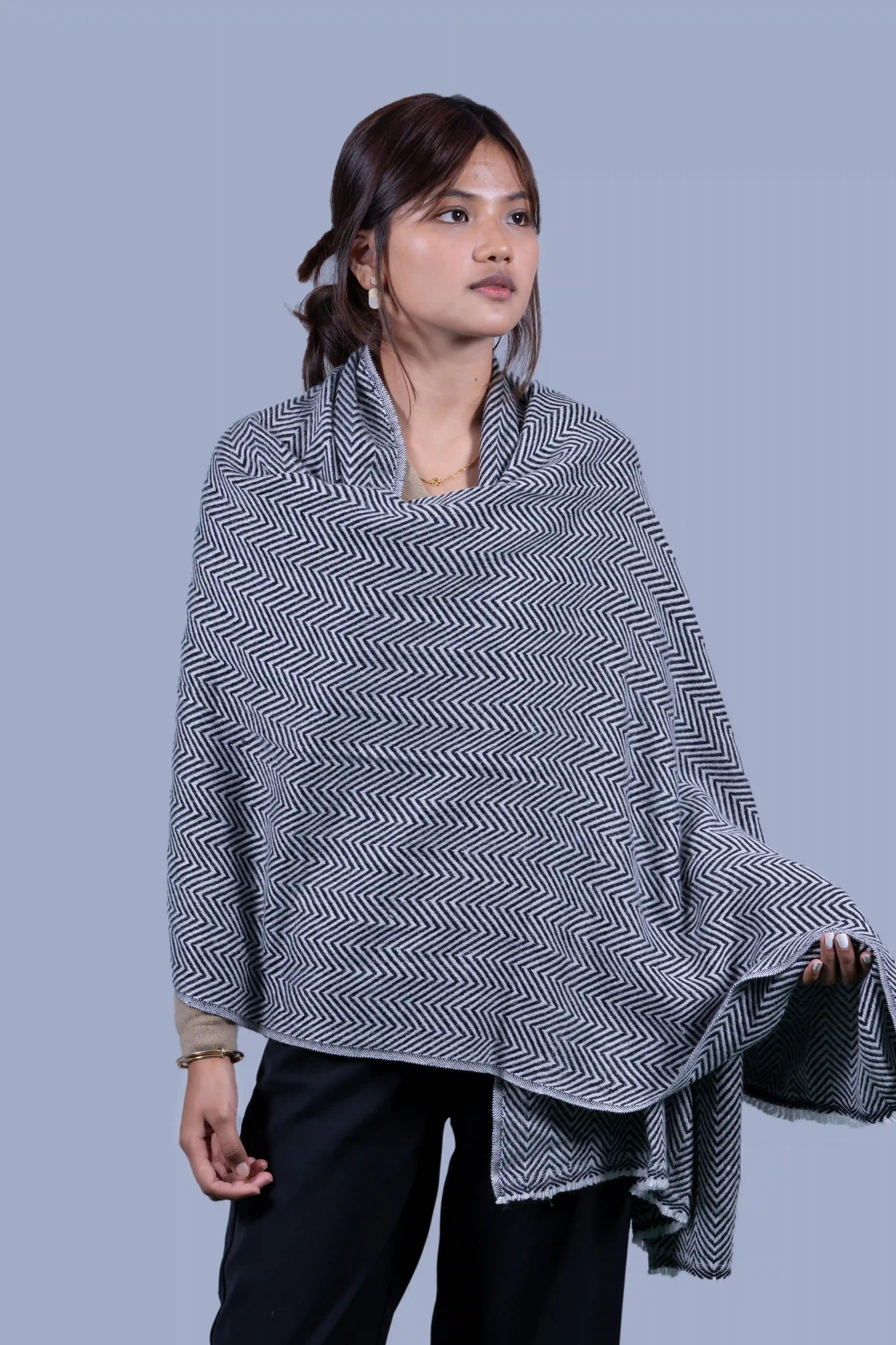 Unisex Pure Cashmere 8 ply muffler